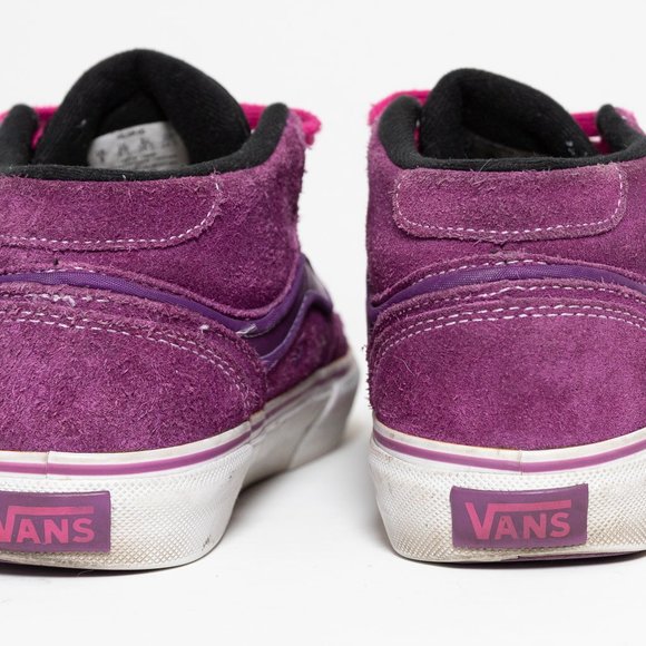 Vintage Vans Holder Mid TB4R Purple Suede Skate - Picture 10 of 13